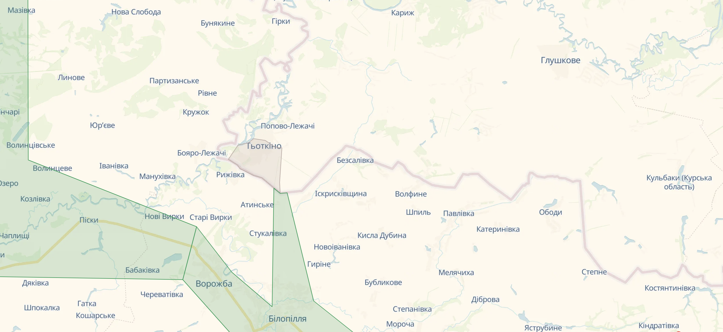 Рейд РДК до Росії. Куди просунулися добровольці за тиждень боїв (мапа сірих зон)